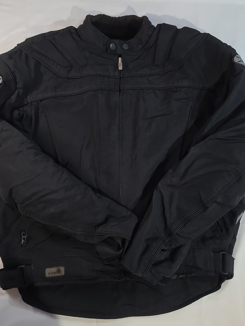 Joe Rocket L Motorcycle Riding Jacket Textile Armor Black Men’s Inserts Included